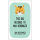 Tiger Luggage Tags Image 2 of 3